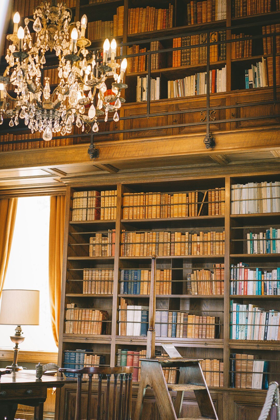 luxury home library interior